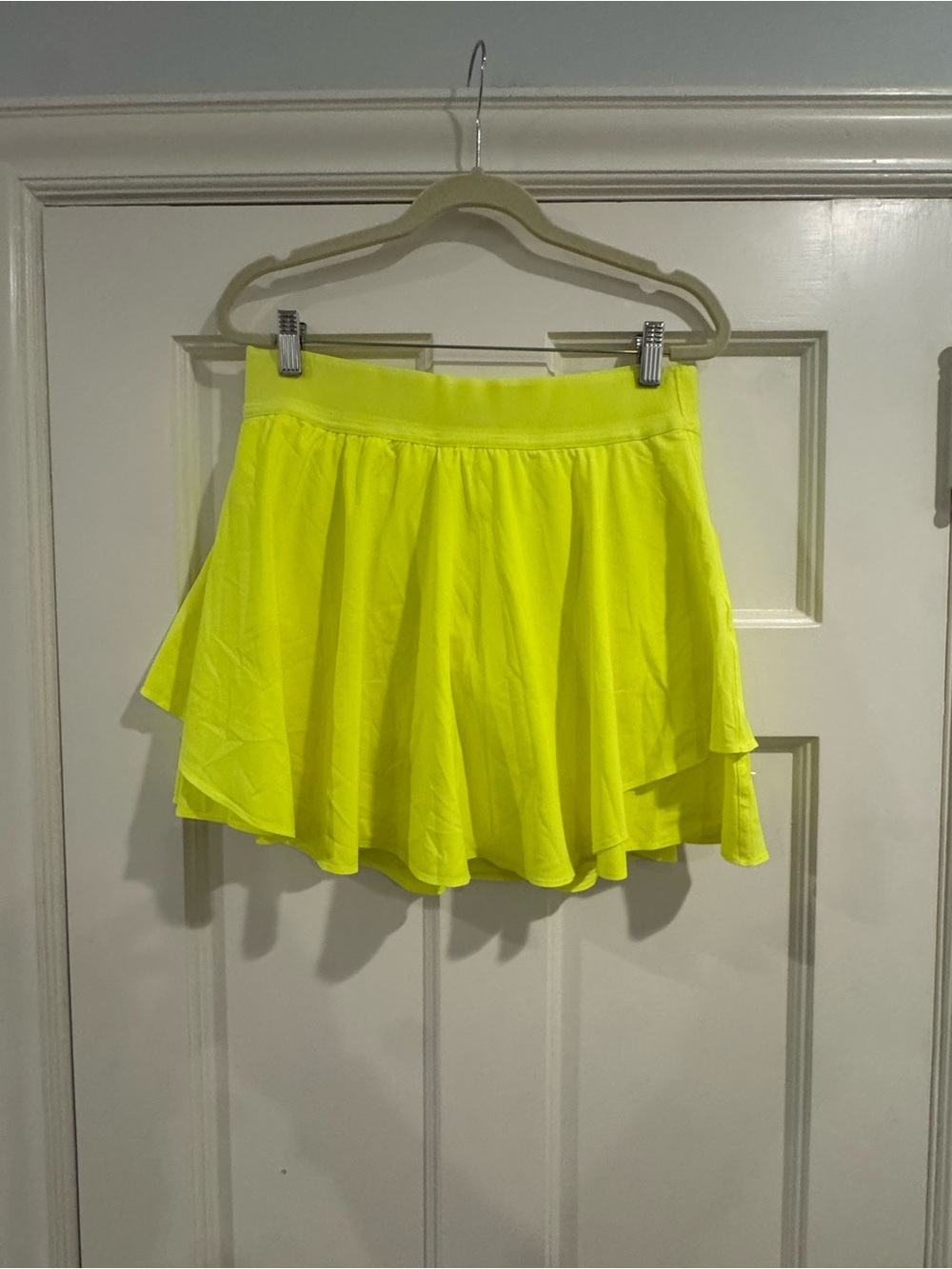 lululemon athletica Neon Yellow Flared Skirt